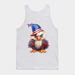 4th of July Baby Bald Eagle #8 Tank Top